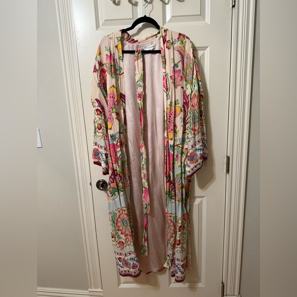 Zara Multicolor Floral Printed Kimono with pocket size xxl - Picture 12 of 12
